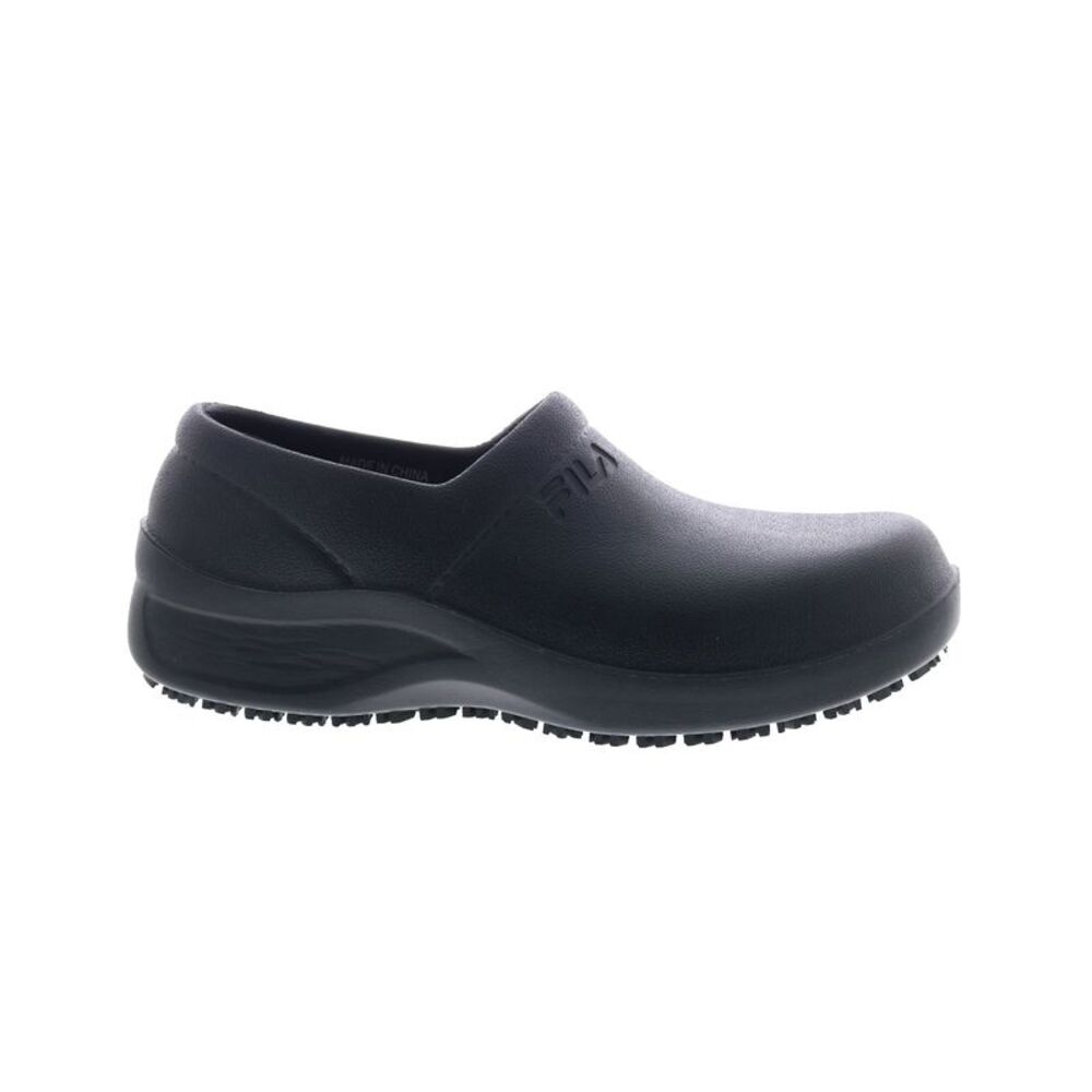 Fila Womens Galvanize Slip Resistant Black Shoes (NWT)